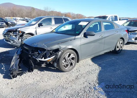 2025 Hyundai Elantra Limited from USA, damaged, VIN KMHLP4DG4SU934421